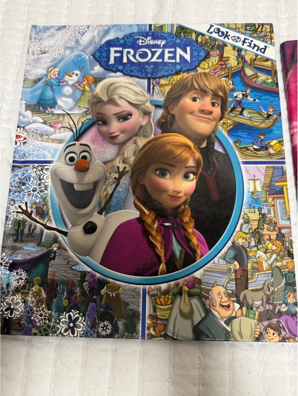 Disney Frozen Hardcover Picture Books Lot Look and Find & Secret River 2 Books - Picture 2 of 5